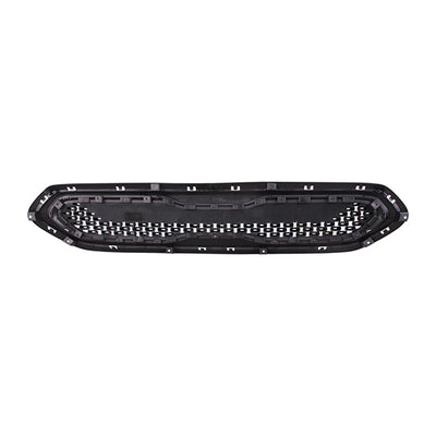 Fits Kia Hev 2016-2022 Radiator Grille Black Inc Chrome Surround