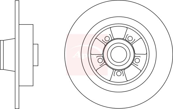 Apec Brake Disc DSK2984 - image 2