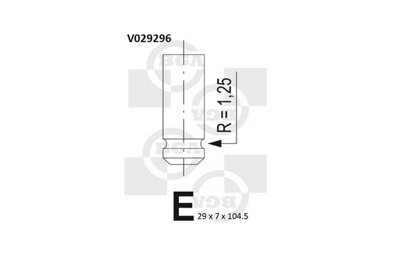 BGA Exhaust Valve V029296 - image 2