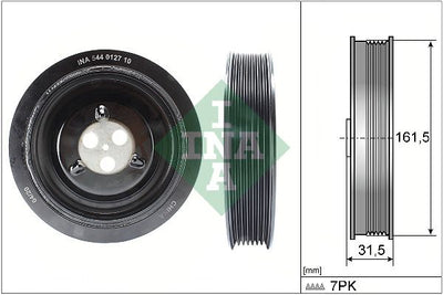 INA Crankshaft Pulley (tvd) 544012710