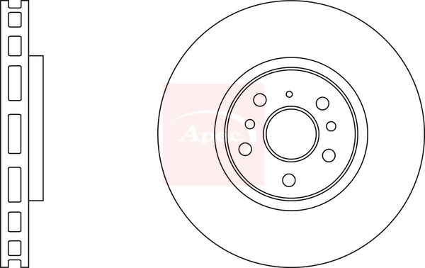 Apec Brake Disc DSK3196 - image 2