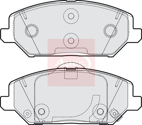 Apec Brake Pads Set PAD2236 - image 2