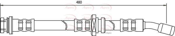 Apec Brake Hose HOS3324 - image 2