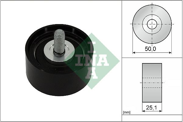 INA Timing Belt Deflection Guide Pulley 532092710 - image 2