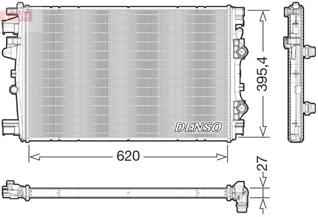 Denso Radiator DRM09176 - image 2