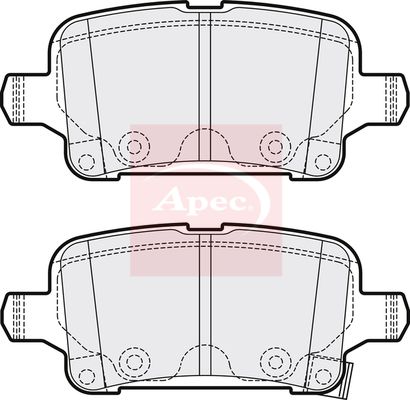 Apec Brake Pads Set PAD2126 - image 2