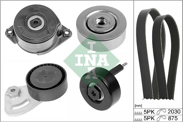 INA Drive Belt Kit 529025310 - image 2