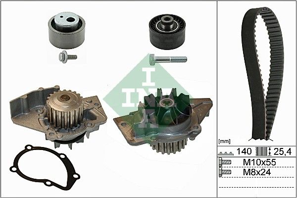 INA Timing Belt Kit & Water Pump 530044030 - image 2