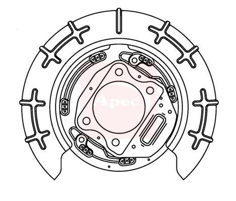 Apec Brake Disc Splash Panel ASG1134 - image 2