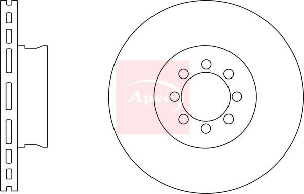 Apec Brake Disc DSK4160 - image 2