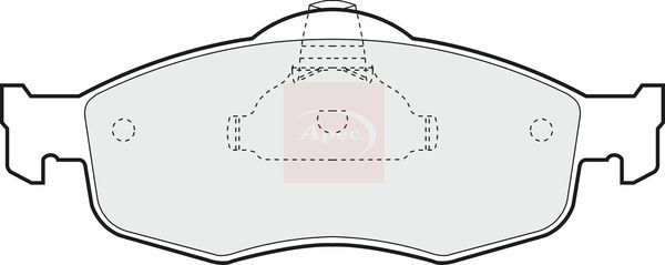 Apec Brake Pads Set PAD801 - image 2