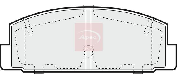 Apec Brake Pads Set PAD1387 - image 2