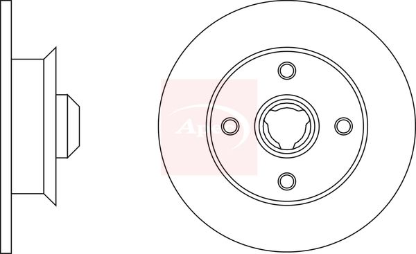 Apec Brake Disc DSK2932 - image 2