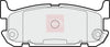 Apec Brake Pads Set PAD1513 thumbnail