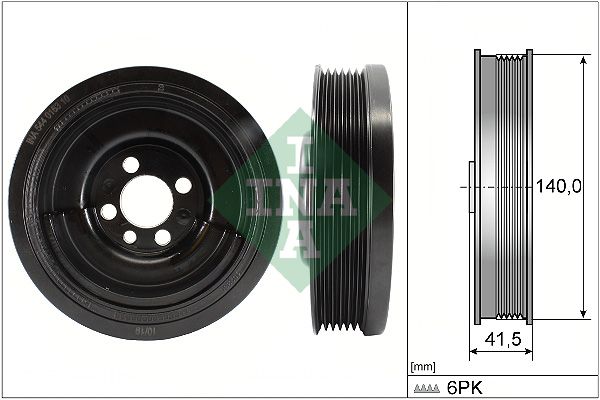 INA Crankshaft Pulley (tvd) 544016310 - image 2