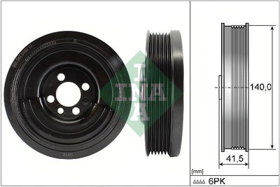 INA Crankshaft Pulley (tvd) 544016310
