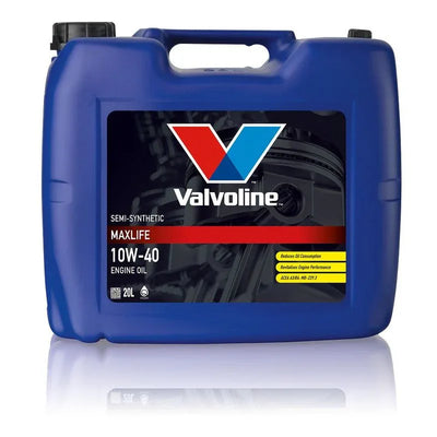 Valvoline Maxlife 10W-40 Engine Oil Semi Synthetic 20L - tradevehicleparts.co.uk