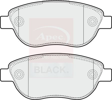 Apec Brake Pads Set PAD1630B - image 2