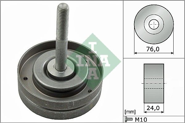 INA Drive Belt Deflection Guide Pulley 532050010 - image 2