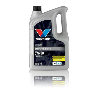 Valvoline Synpower MST C3 5W-30 Engine Oil Full Synthetic 5L - tradevehicleparts.co.uk