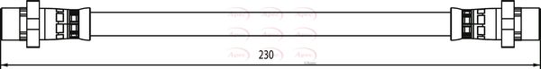 Apec Brake Hose HOS3961 - image 2