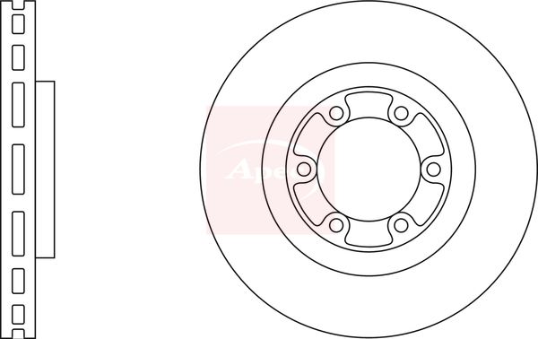 Apec Brake Disc DSK2321 - image 2