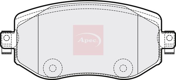 Apec Brake Pads Set PAD2169 - image 2