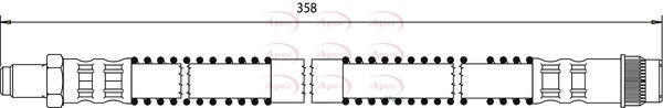 Apec Brake Hose HOS3003 - image 2