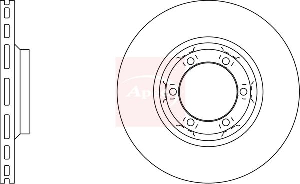 Apec Brake Disc DSK730 - image 2