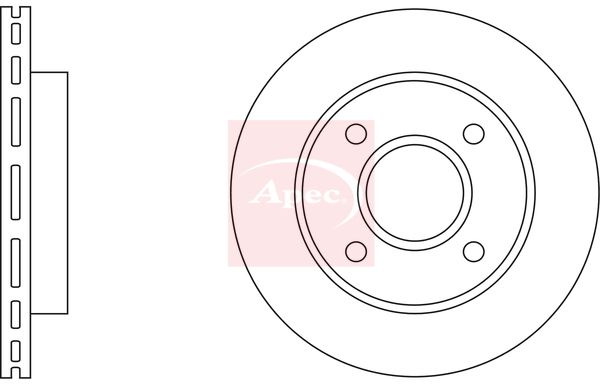 Apec Brake Disc DSK208 - image 2