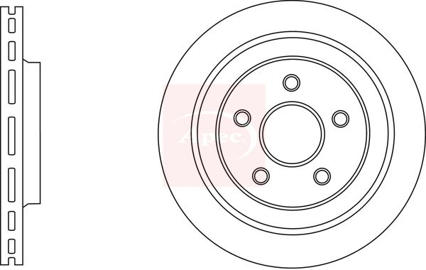 Apec Brake Disc DSK3022 - image 2