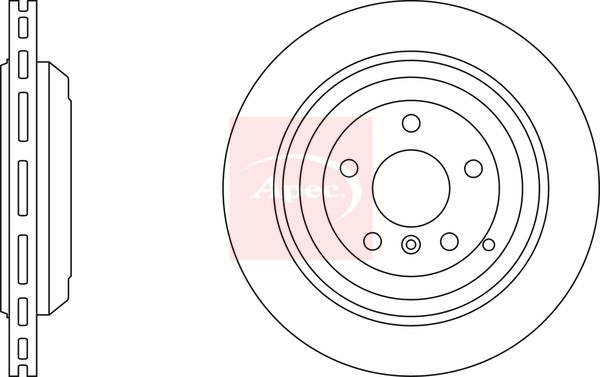 Apec Brake Disc DSK2384 - image 2