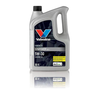 Valvoline Synpower DX1 5W-30 Engine Oil Full Synthetic 5L - tradevehicleparts.co.uk