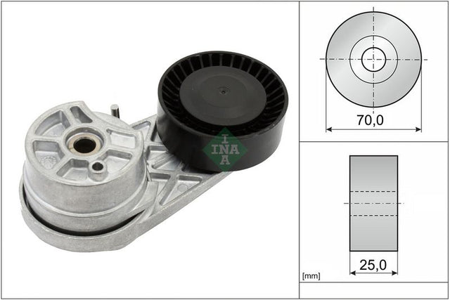 INA Drive Belt Tensioner Pulley 534072510 - image 2