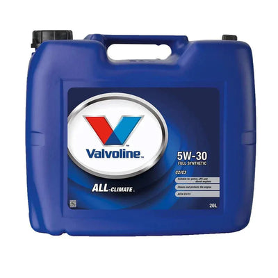 Valvoline All Climate C2/C3 5W-30 Engine Oil Full Synthetic 20L - tradevehicleparts.co.uk
