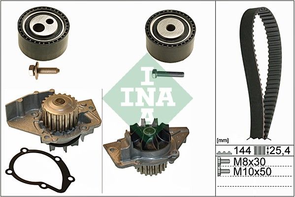 INA Timing Belt Kit & Water Pump 530047430 - image 2