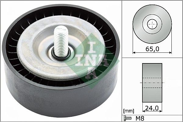 INA Drive Belt Deflection Guide Pulley 532078210 - image 2