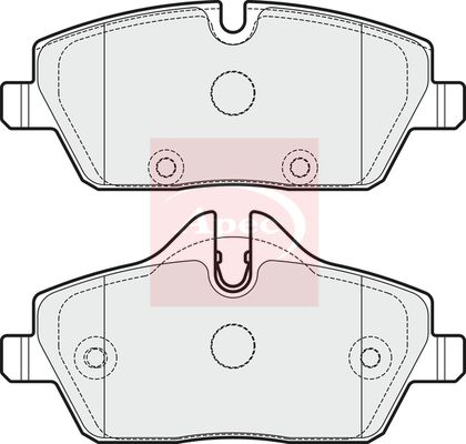 Apec Brake Pads Set PAD2014 - image 2