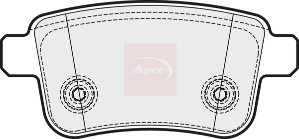 Apec Brake Pads Set PAD1932 - image 2