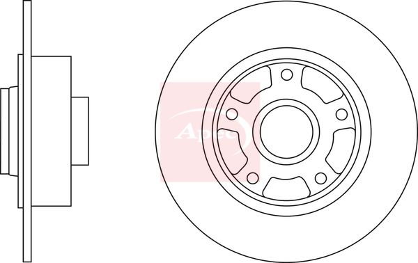 Apec Brake Disc DSK2843 - image 2