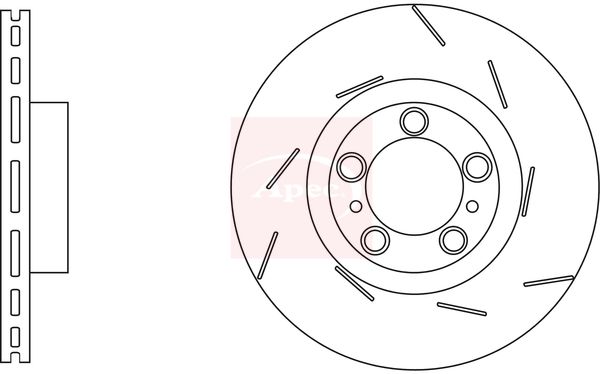 Apec Brake Disc DSK3263 - image 2