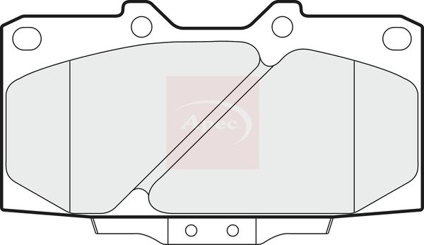 Apec Brake Pads Set PAD960 - image 3