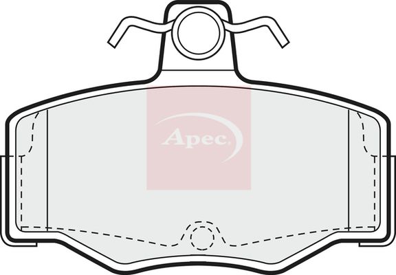 Apec Brake Pads Set PAD693 - image 2