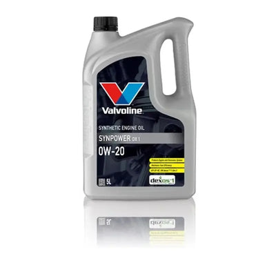 Valvoline Synpower DX1 0W-20 Engine Oil Synthetic 5L - tradevehicleparts.co.uk