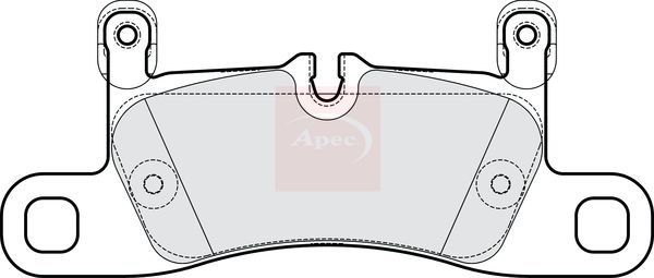 Apec Brake Pads Set PAD2285 - image 2