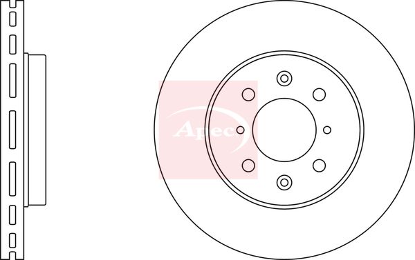 Apec Brake Disc DSK2387 - image 2