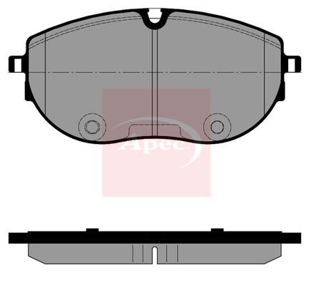 Apec Brake Pads Set PAD2543 - image 2