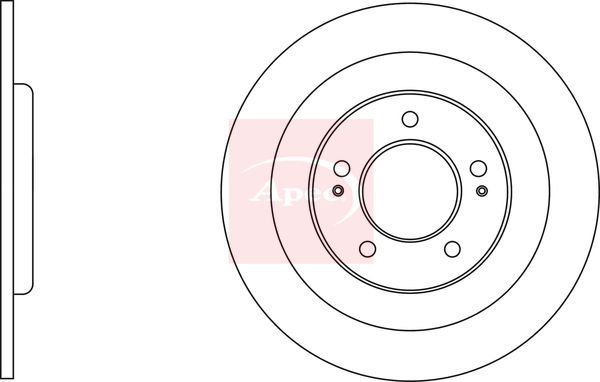 Apec Brake Disc DSK3018 - image 2