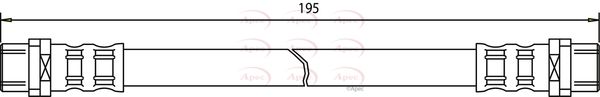 Apec Brake Hose HOS3171 - image 2