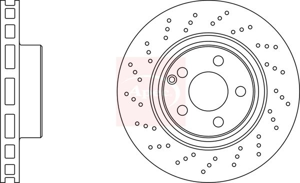 Apec Brake Disc DSK2108 - image 2